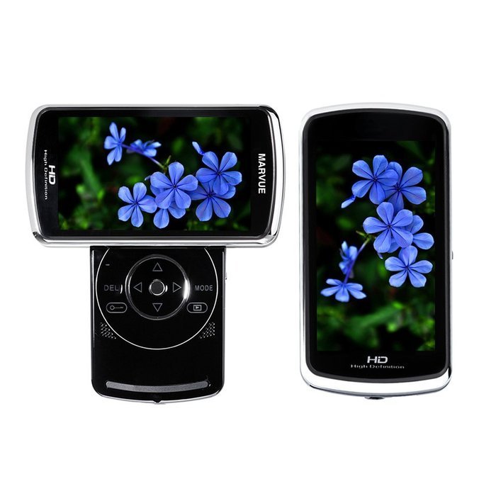 MARVUE V80 FHD Digital Video Recording 1080P Camcorder Blue-Ray Touch Button 3.5 Inch HD Screen (YELLOW) N6
