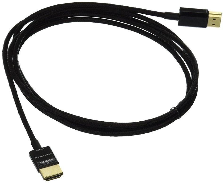 Monoprice 3ft 18Gbps Ultra Slim Series High Performance HDMI&reg; Cable w/ RedMere&reg; Technology - Blue N9