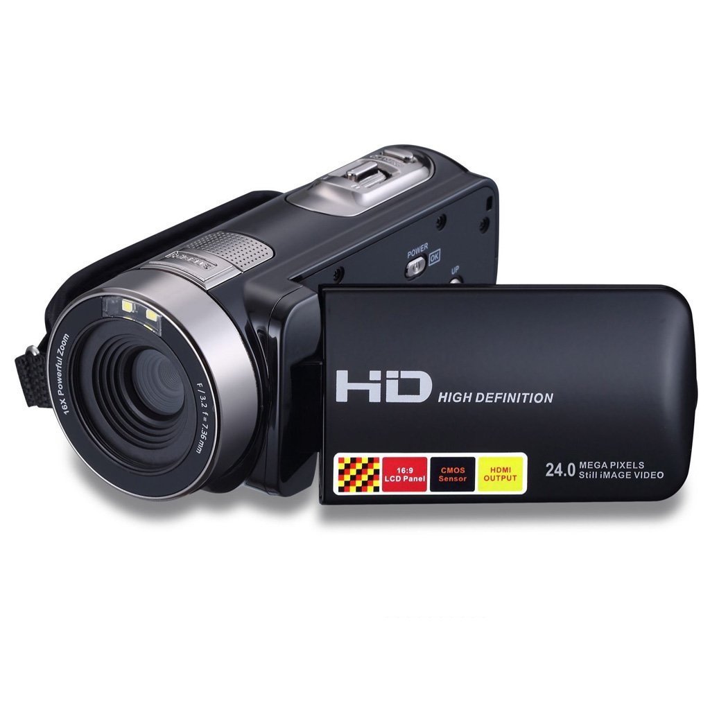 Y-bluesky HDMI 1080p Full HD 24 Mega Pixels Digital Video Camcorder 16X ...