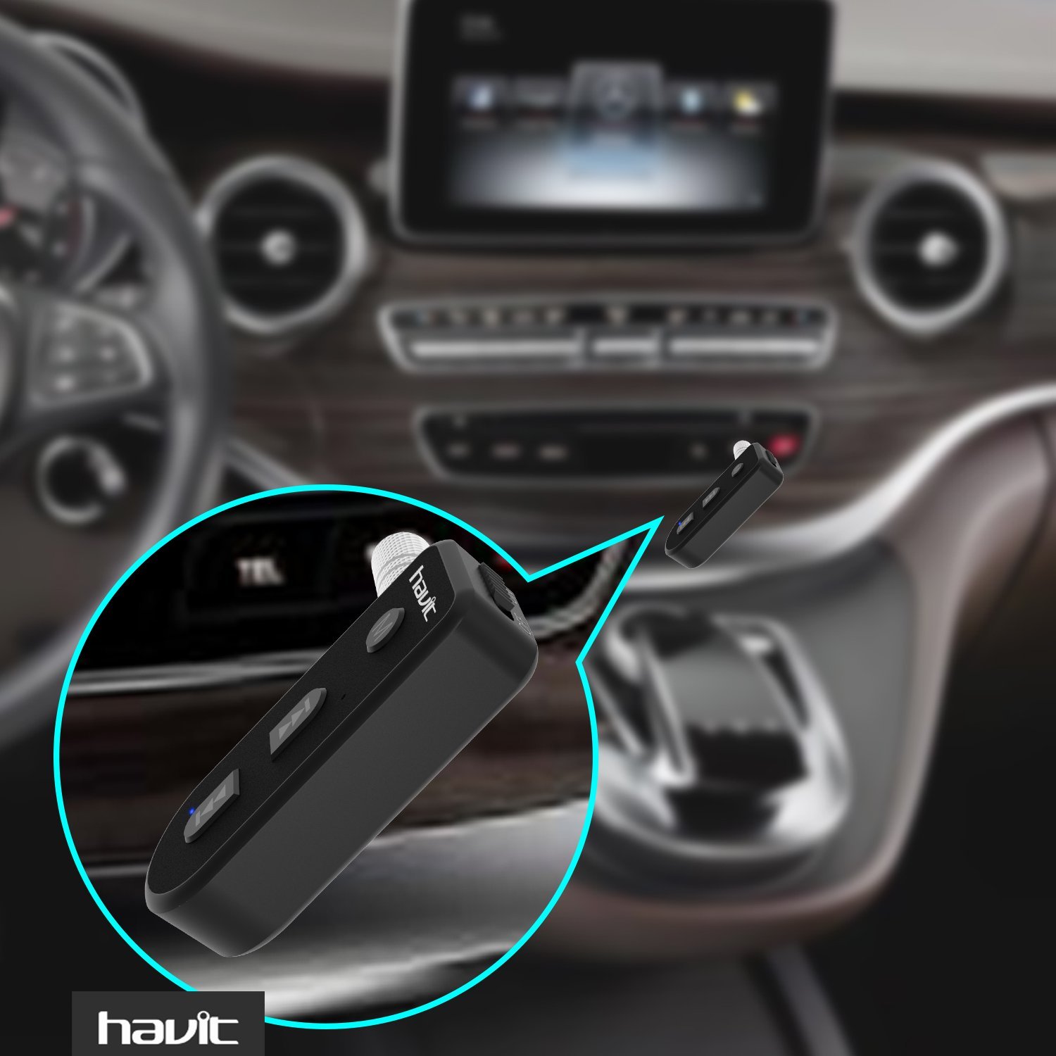 HAVIT Bluetooth Receiver, Wireless Audio Receiver&Handsfree Calling
