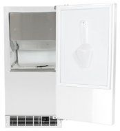 AGA Marvel 30IM5905 Under Counter Ice Machine, Black Cabinet and Left Hinge Stainless Steel Door, 15-Inch N9