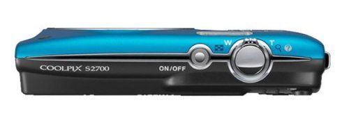 Nikon COOLPIX S2700 Compact Digital Camera (Blue)