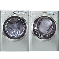 Electrolux Wave-Touch Silver Sands Front Load Laundry Pair with EWFLS70JSS 27" Washer and EWMED70JSS 27" Electric...