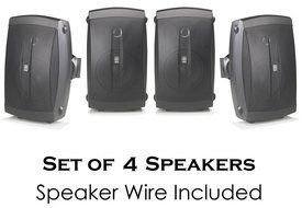 Yamaha All Weather Indoor &amp; Outdoor Wall Mountable Natural Sound 120 watt 2-way Acoustic Suspension Speakers (... N3