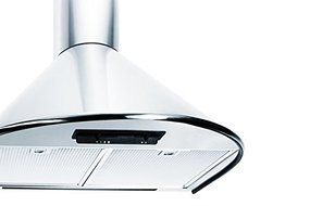 Summit SEH6624C 24" European 600 CFM Range Hood with Curved Canopy and Chimney Design 3-Speed Fan Height Adjustable... N2