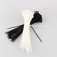 Oligex(TM) 3X200MM Network Nylon Plastic Cable Ties Zip Fasten Wire Wrap Strap Self-Locking 100pcs N2