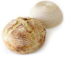 Banneton Proofing Basket 8.5&rdquo; Round with Cloth Liner and FREE Flexible Bowl Scraper for Shaping Dough | Only From... N3