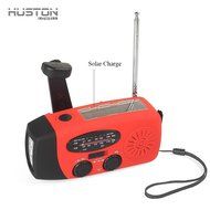 Oneplace Solar Dynamo Powered Radio Hand Crank AM/FM Emergency Radio - 3 LED Flashlight - Phone Charger Power... N5