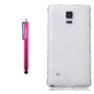 Note 4 Case, Firefish Durable Soft TPU Back Case [Soft-Flex] Drop Protection Scratch-Resistant Cover Skin Protective... N122