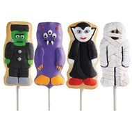 Monster Non-Stick Cookie Pop Pan (Silver) Party Accessory