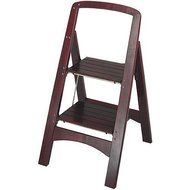 NEW Cosco Rockford 2-Step Wood Step Up Stool Locking Foldable Wooden Step Stool by Unknown