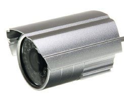 ADMOMON CM805CA 1/4&quot; SHARP Color PAL 380TVL IR 30 LED Waterproof Camera with Audio (White) | HA385W N2