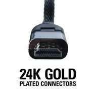 Sanus 360 Degree Pivoting HDMI Cable - 10 Feet - 18 Gbps High-Speed Cable Supports Full 1080P, 4K, UltraHD, 3D... N2