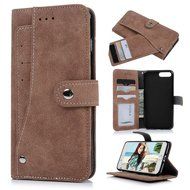 iPhone 7 Plus Case (5.5") - Wallet Flip Folio Stand Case Counterfeit Cashmere Leather Extra ID/Credit Card Holders... N35