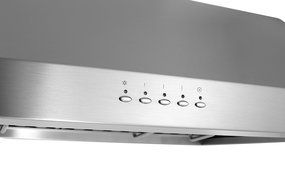 Thorkitchen HRH3002U 30" Under Cabinet Range Hood with 900 CFM Push Control, Stainless Steel N3