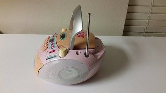 Barbie Pink AM/FM Radio, CD &amp; Cassette Player N2