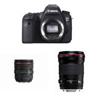 Canon EOS 6D Digital SLR Camera w EF 24-70mm F4L IS and EF 135mm F2L Lens Bundle