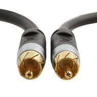 Mediabridge ULTRA Series Subwoofer Cable (6 Feet) - Dual Shielded with Gold Plated RCA to RCA Connectors - Black... N2
