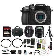 Panasonic LUMIX DMC-GH4K 16MP Mirrorless Digital Camera (Body Only) with Vario 14-140mm Lens &amp; Focus Accessory... N2
