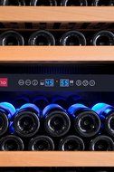 Allavino Classico Series 172 Bottle Dual-Zone Wine Refrigerator Right Hinge Black Glass Door N4