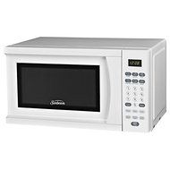 BEST DEALS White 0.7 Cu. Ft. 700W Countertop Microwave for the express cooking or weight defrost for faster preparation.