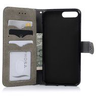 iPhone 7 Plus Case (5.5") - Wallet Flip Folio Stand Case Counterfeit Cashmere Leather Extra ID/Credit Card Holders... N37