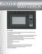 Advent MW912BWDK Black Built-in Microwave Oven with Wide Trim Kit PMWTRIM, Specially Built for RV Recreational... N3