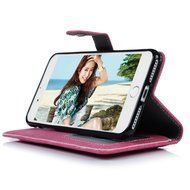 iPhone 7 Plus Case (5.5") - Wallet Flip Folio Stand Case Counterfeit Cashmere Leather Extra ID/Credit Card Holders... N43