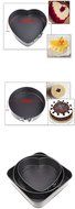 New Set of Three Springform Pans Chocolate Cake Bake Mould Bakeware Round Heart Square Shape Kitchen Accessories...