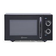 Westinghouse WCMH900B 900W 9 cu. ft. Counter Top Microwave with Mechanical Dial Control, Black N5