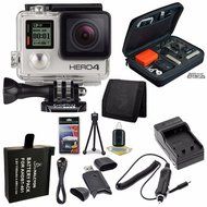 GoPro HERO4 Silver Camera Saver Bundle (10 Items)