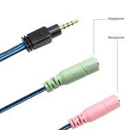 ENVEL 3.5mm Jack Cable Adapter Kit Mutual Convertors for PC headset and Smartphone Tablet Earphone with Headphone... N3