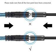 ENVEL 3.5mm Jack Cable Adapter Kit Mutual Convertors for PC headset and Smartphone Tablet Earphone with Headphone... N4