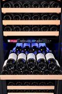 Allavino Classico Series 172 Bottle Dual-Zone Wine Refrigerator Right Hinge Black Glass Door N6