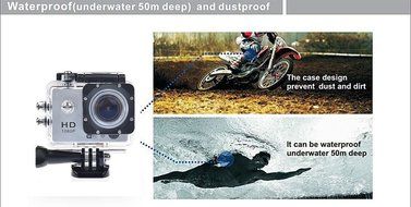 Snail Shop Wifi Version with Remote Control 2.0&quot; LCD Display 170&deg; Wide Angle H.264 12.0mp 1080p Hd 30m Waterproof...