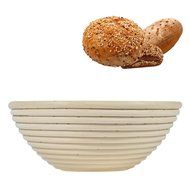 Newcomdigi Proofing Basket, Rattan Bowl for Baking Bread or Storing Fruits, High Quality Banneton Proofing Basket N2