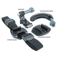 Action Camera Mounting Bundle including a Wrist , Helmet , Chest and Head Strap by USA Gear - Works With GoPro... N2