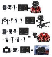 WiMiUS 4K Wifi Waterproof Action Camera With HD 16 MP,170&deg; Wide Angle, 2.0 Inch LCD Screen+900mAH Batteries(2... N7
