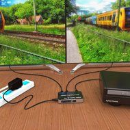 Goronya 1 x 2 HDMI V 1.4 Amplifier Splitter for Ultra HD 4K and 3D N2