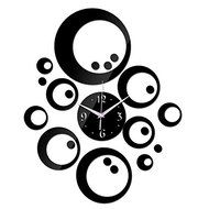EverTrust(TM) new sale 3d diy mirrior clock wall clocks watch large home decorative living room needle quartz...