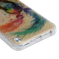 Badalink iPod Touch 5 Case Soft TPU Shockproof Easy Grip Rubber Bumper Frame + PC Back Shell with Color-fading... N21