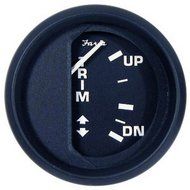 Faria Euro Black 2Trim Gauge (J/E/Suzuki Outboard) consumer electronics