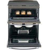 GE PS950EFES Profile 30" Slate Electric Slide-In Smoothtop Double Oven Range - Convection N5