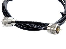 Andrew Commscope commscope-uhf-1 US Made PL259 UHF Male Pigtail Jumper LMR/CNT-240 Coaxial Cable Antenna Coax...