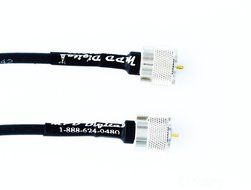 Andrew Commscope commscope-uhf-1 US Made PL259 UHF Male Pigtail Jumper LMR/CNT-240 Coaxial Cable Antenna Coax... N2