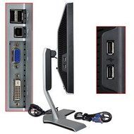 19&quot; Dell 1907FPc DVI 720p Rotating LCD Monitor w/USB 2.0 Hub (Black/Silver) - Rotates to Portrait... N2