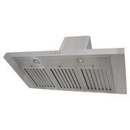 KOBE Range Hoods RAX2130SQB-WM-1 3-Speed 750 CFM Stainless Steel Brillia Wall Mount Range Hood, 30" N3