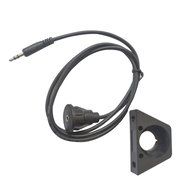 2M 3.5mm male to 3.5mm Female Car Truck Dashboard Waterproof Flush Mount 3.5mm 1/8" AUX Audio Jack Extension Cable...