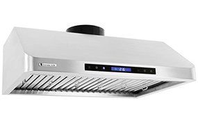 XtremeAir PX10-U48 Under Cabinet Mount Range Hood with 900 CFM Baffle Filter/Grease Drain Tunnel, 48" N4