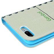 iPhone 7 Plus Case (5.5 inch) - Wallet Flip Stand Case PU Leather Case with Shockproof TPU Inner Bumper Colorful... N59